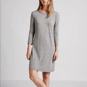 Current Elliott Heather Grey 3/4 Sleeve Tee Dress Style 3256-0181 Size 3/Large